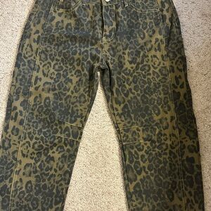 Leopard Print Pants